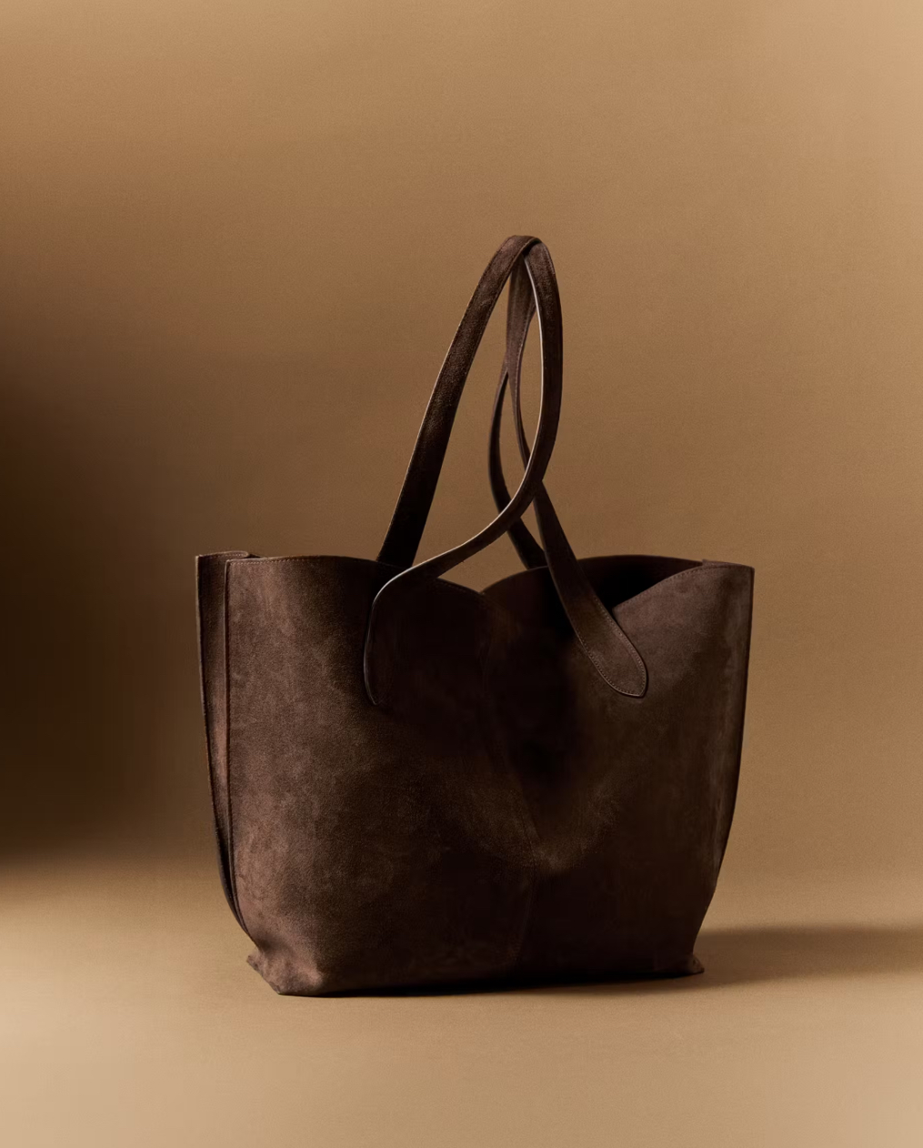 $218 Suede Tote Bag
